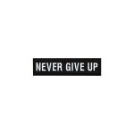 استیکر never give up
