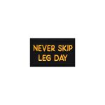 استیکر Leg day