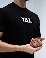 تیشرت بیسیک با نوشته یَل بزرگ - تصویر 2