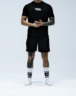 تیشرت بیسیک با نوشته یَل بزرگ - تصویر 3