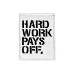 استیکر Hard Work عمودی