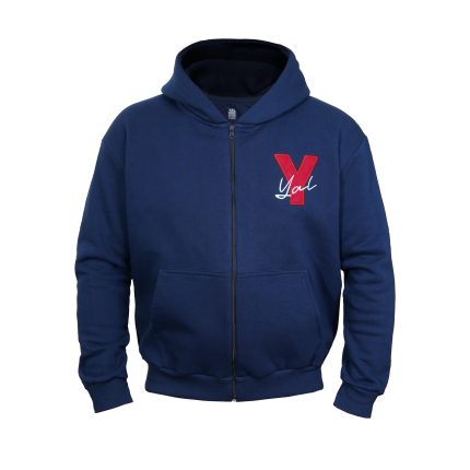 هودی زیپ دار - سرمه‌ای