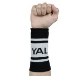 مچ بند حوله ای مشکی سفید - تصویر 4