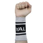 مچ بند حوله ای طوسی - تصویر 5