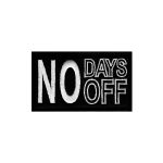 استیکر No Days Off