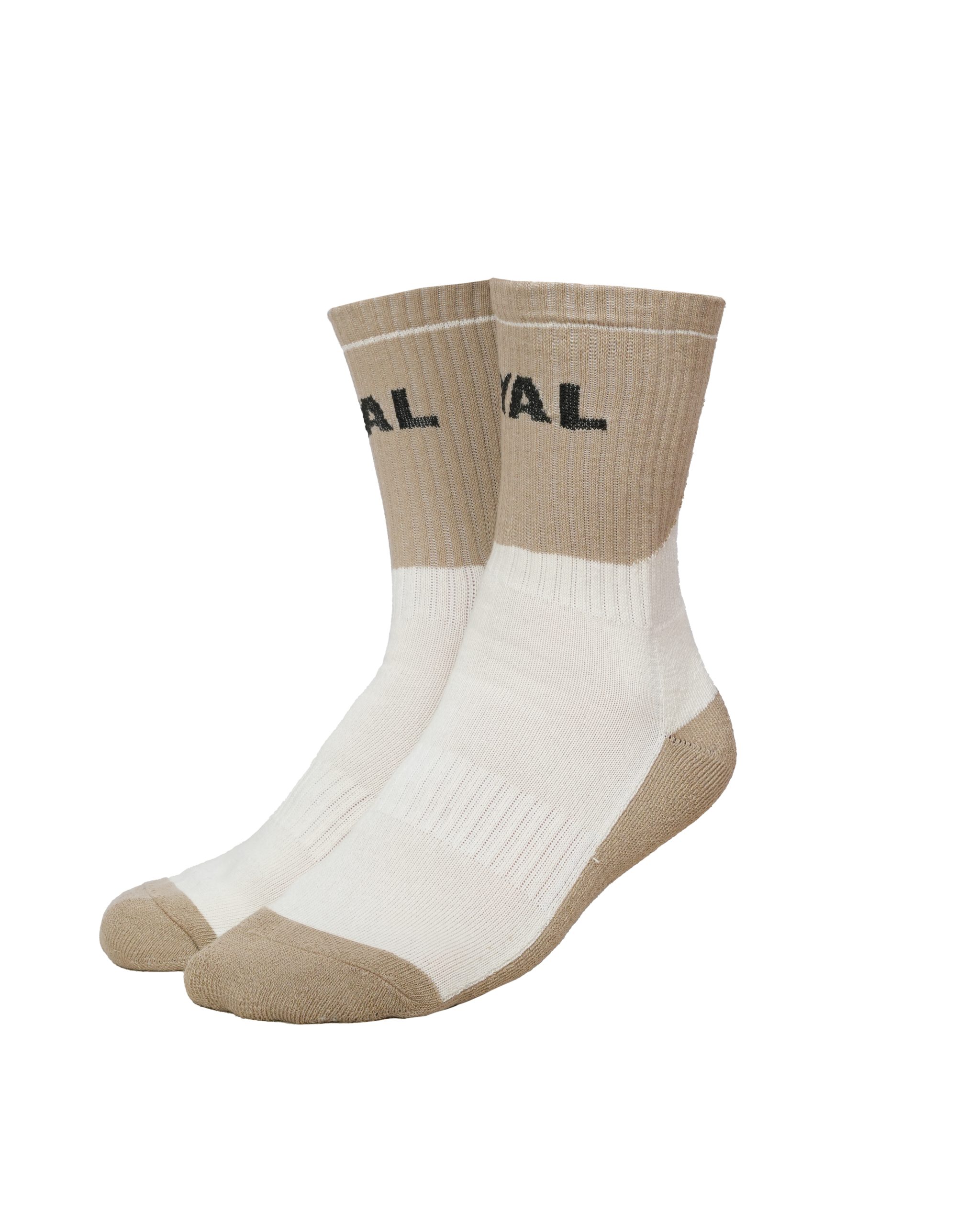 YAL_Socks_3(3) جوراب اتلتیک - کرم سفید - تصویر 1